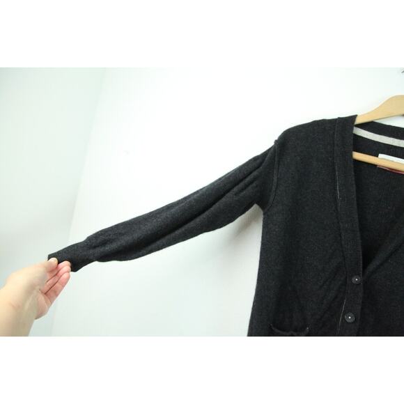 Pilcro Anthropologie XS Cardigan 100% Cashmere Button Up Preppy Academia Minimal - Picture 7 of 10